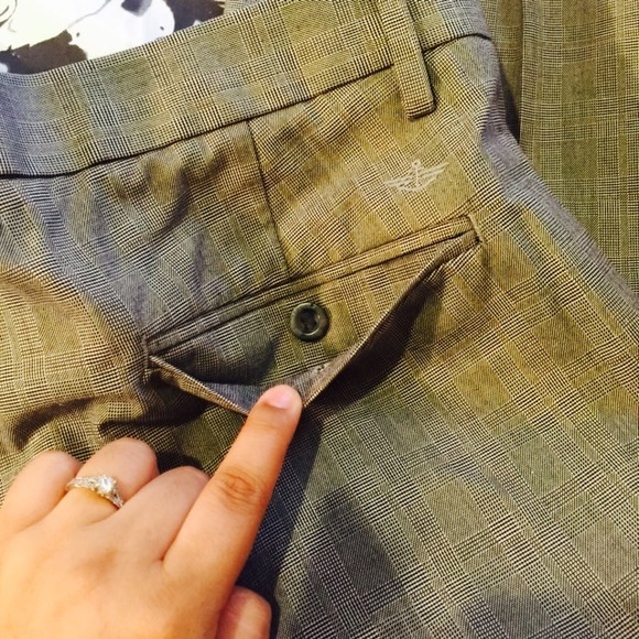 Dockers Small Checkered Pattern Casual/Dress Pants - Picture 6 of 6